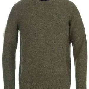 Expressversand Barbour Pullover Essential Tisbury Crew, Dark Seaweed